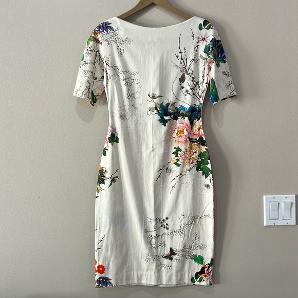 Zara Dresses & Skirts - Zara Cream and Floral Dress in size M
